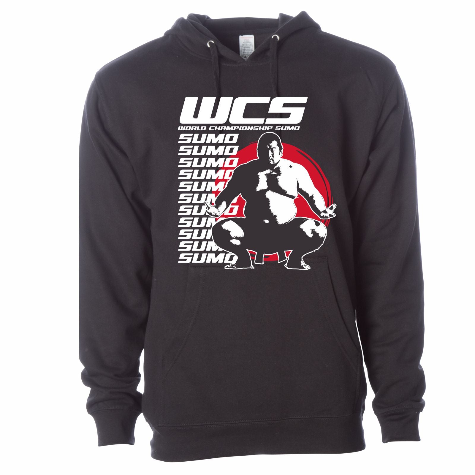 Unisex Fleece Hoody -Black- Wrestler