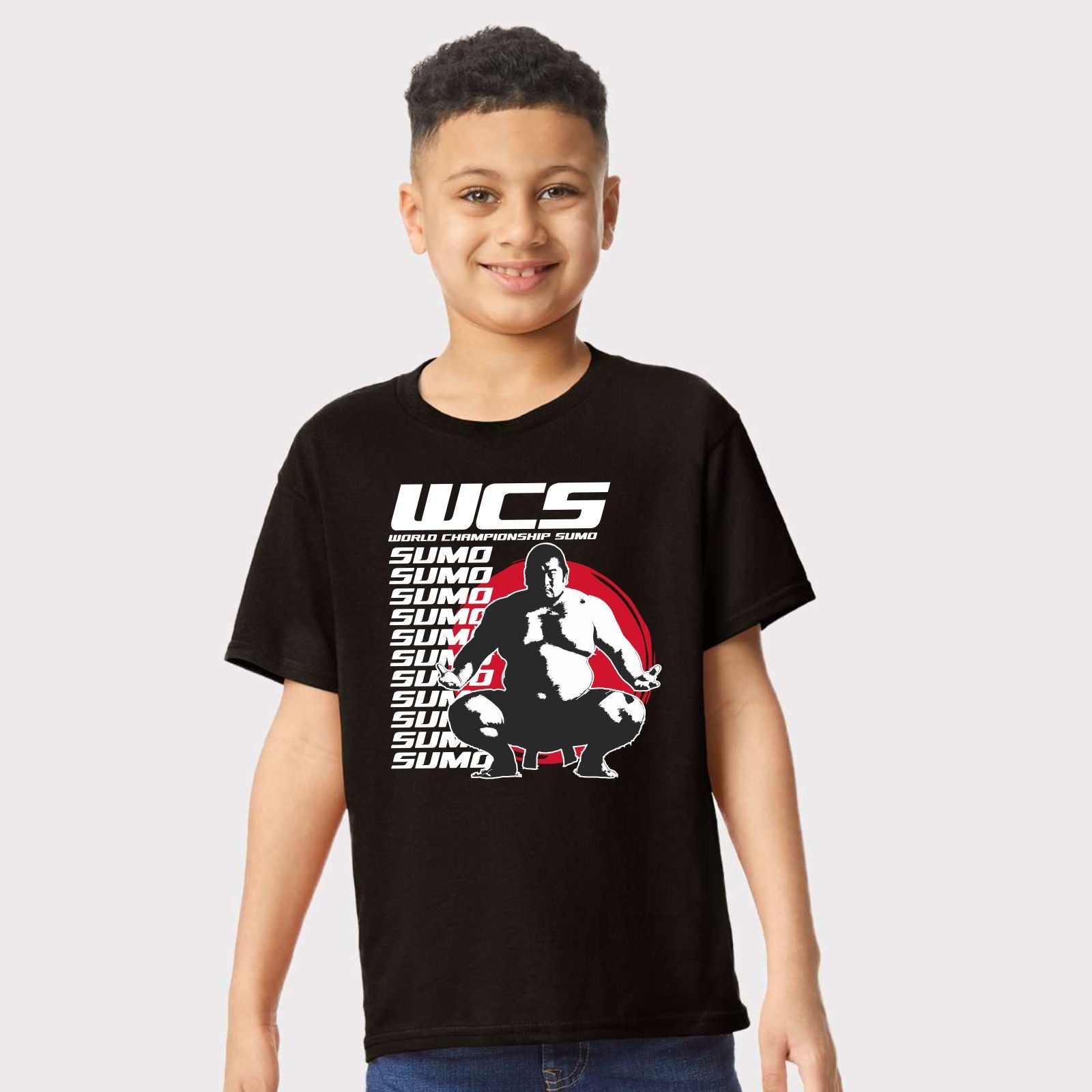 Youth Fashion Tee -Black- Wrestler